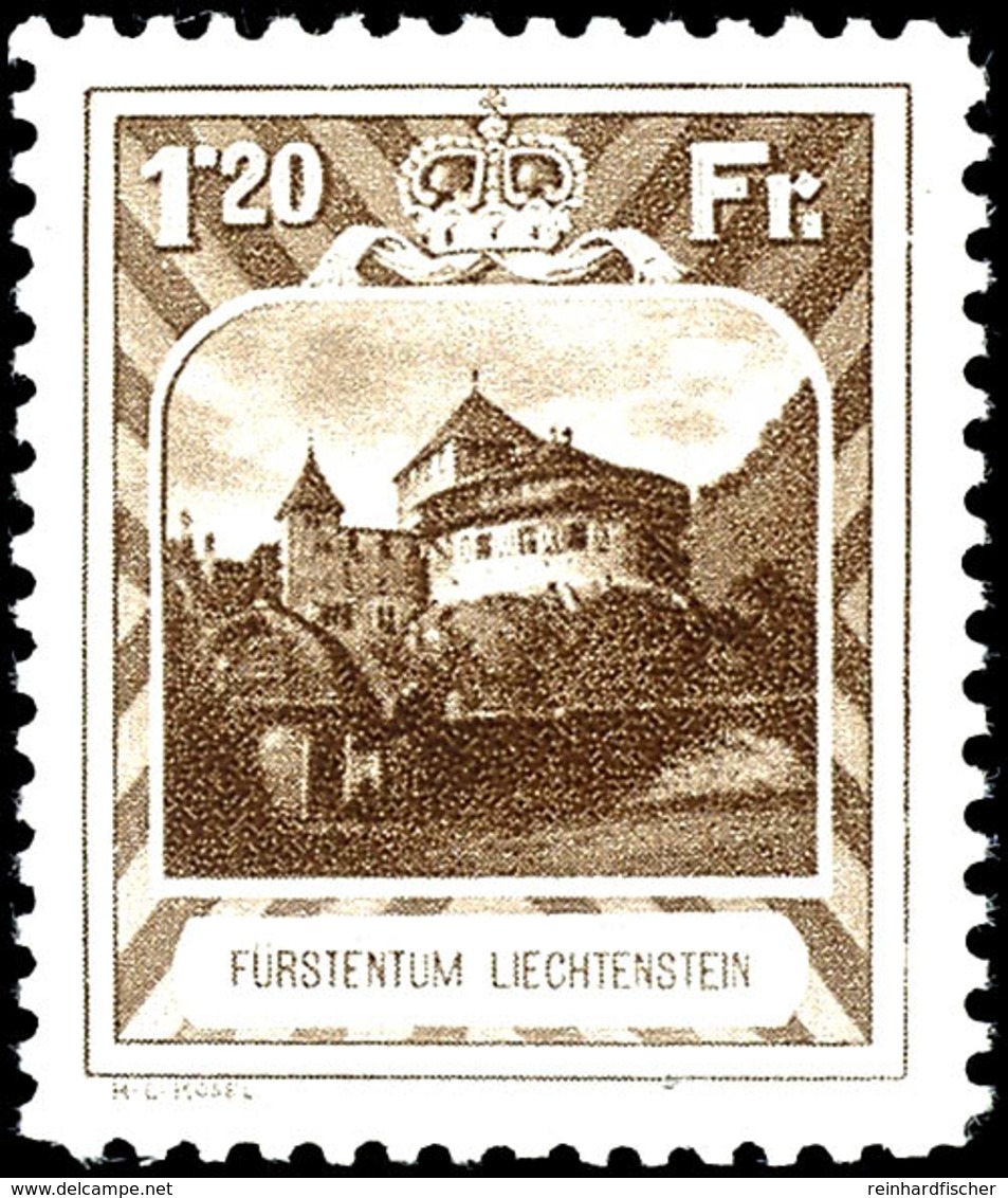 1930, 60 Rp Und 1,20 Fr Landschaften, Beide Werte Postfrisch, Die 60 Rp Unten Etwas Unruhig Gezähnt Und Kleine Rückseiti - Sonstige & Ohne Zuordnung