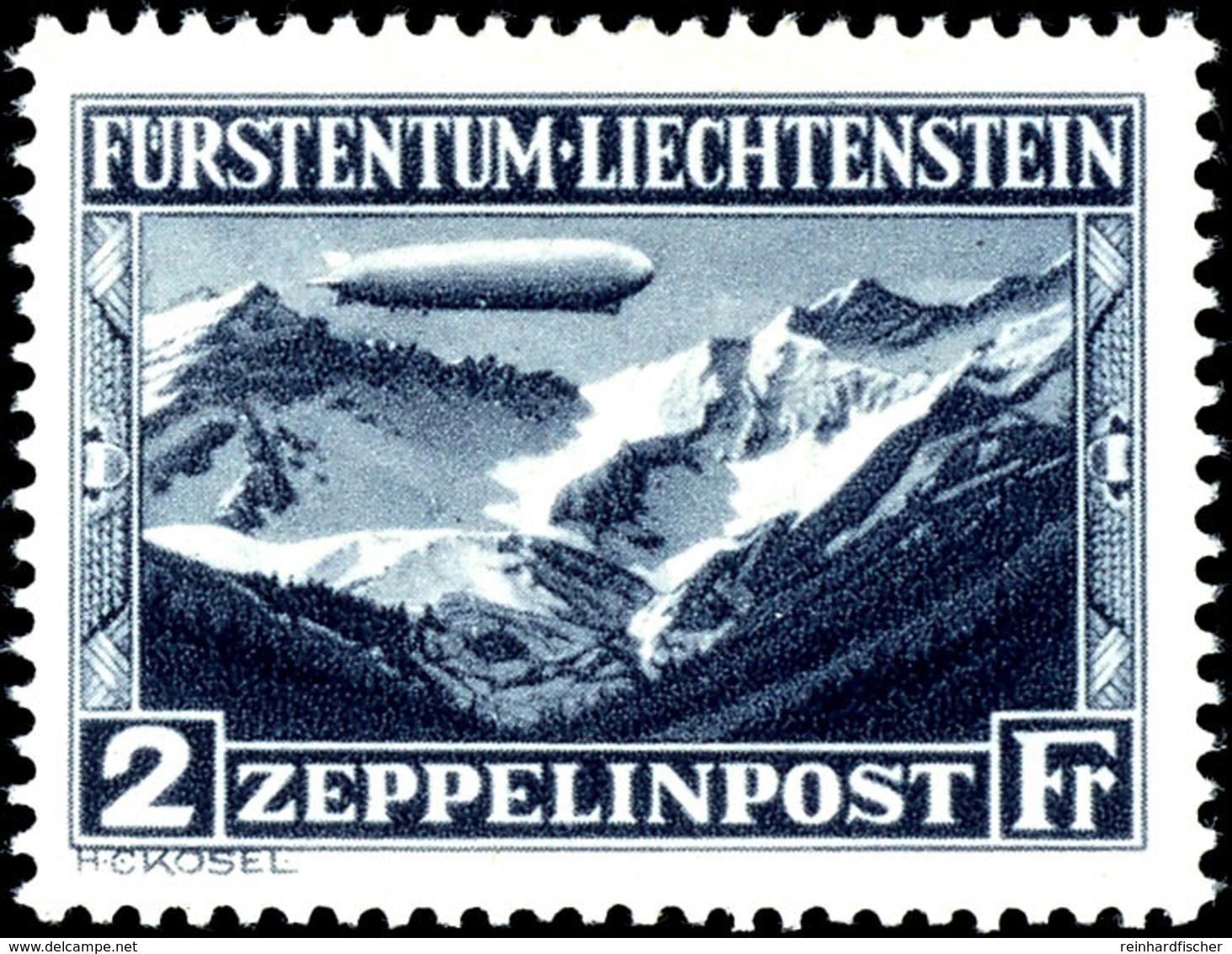 1931, 1 U. 2 Fr. Zeppelin, Postfrisch, Mi. 700.-, Katalog: 114/15 ** - Other & Unclassified