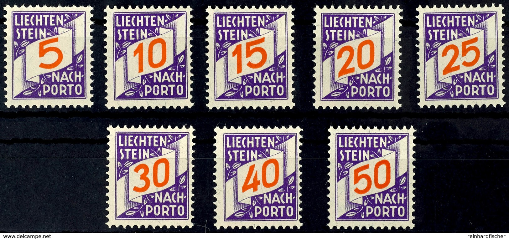 1928, 5 - 50 Rp. Postfrisch Komplett, Mi. 140.-, Katalog: 13/20 ** - Other & Unclassified