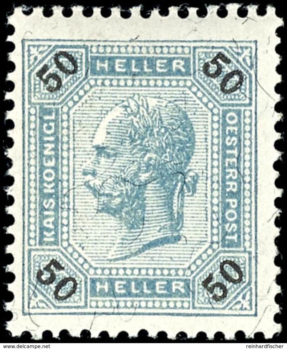 1899, 50 H. Franz Joseph, Tadellos Postfrisch, Unsigniert, Kabinett, Katalog: 79 ** - Other & Unclassified