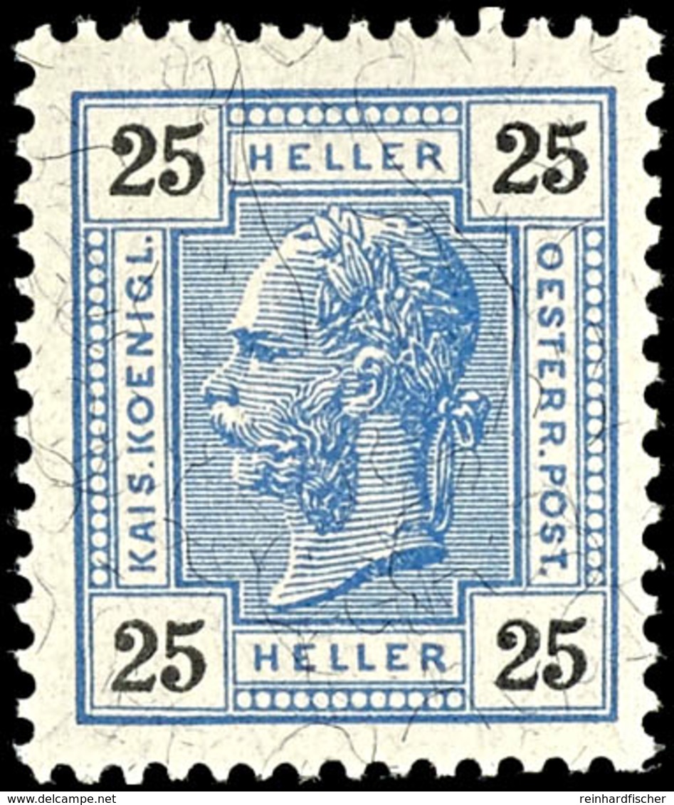 1905, 25 H. Franz Joseph, Tadellos Postfrisch, Unsigniert, Mi. 150.-, Katalog: 126 ** - Sonstige & Ohne Zuordnung