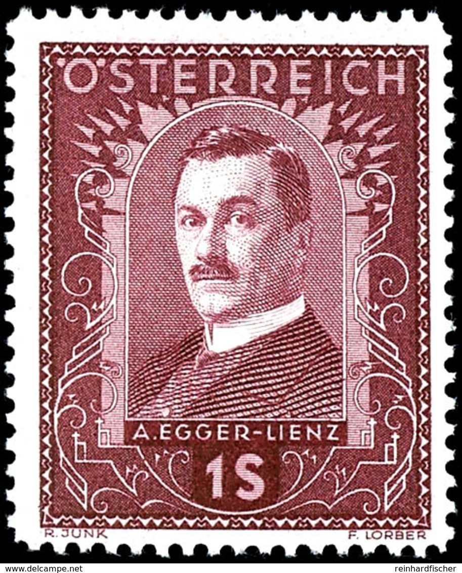 1932, 12 G - 1 S. Maler, 6 Werte Komplett, Tadellos Postfrisch, Unsigniert, Mi. 300.-, Katalog: 545/50 ** - Sonstige & Ohne Zuordnung