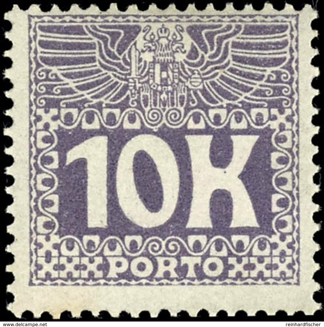 1911, 10 Kr. Ziffer, Tadellos Ungebraucht, Mi. 300.-, Katalog: 46 * - Autres & Non Classés