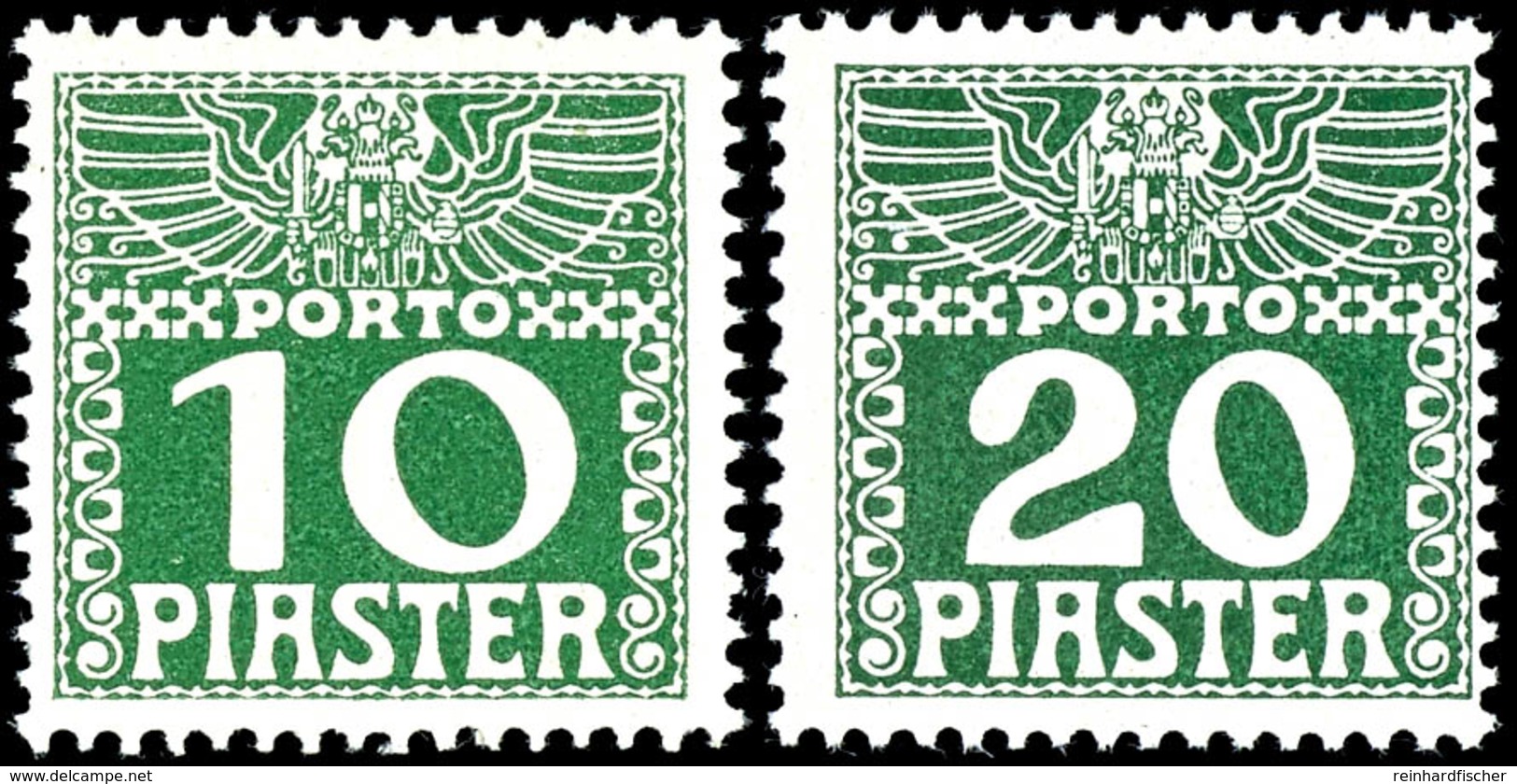 1909, 1/4 - 30 Pia Ziffern Auf Dickem Glanzlosen Papier, 9 Werte Komplett, Tadellos Postfrisch, Selten Angeboten, Mi. 62 - Other & Unclassified