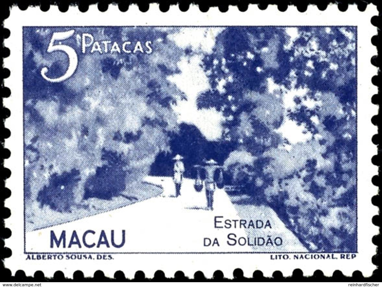 1948, 5 P. Einheimische Bilder Postfrischer Höchstwert,  Mi. 420.-, Katalog: 357 ** - Macau