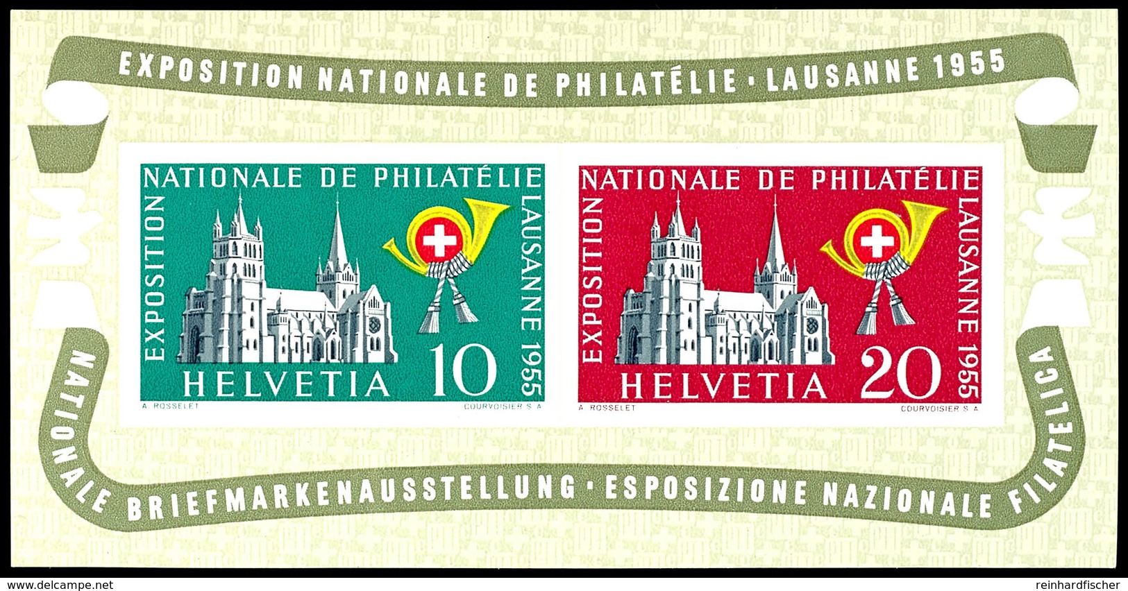 1955, Blockausgabe Lausanne, Tadellos Postfrisch, Mi. 100.-, Katalog: Bl.15 ** - Other & Unclassified