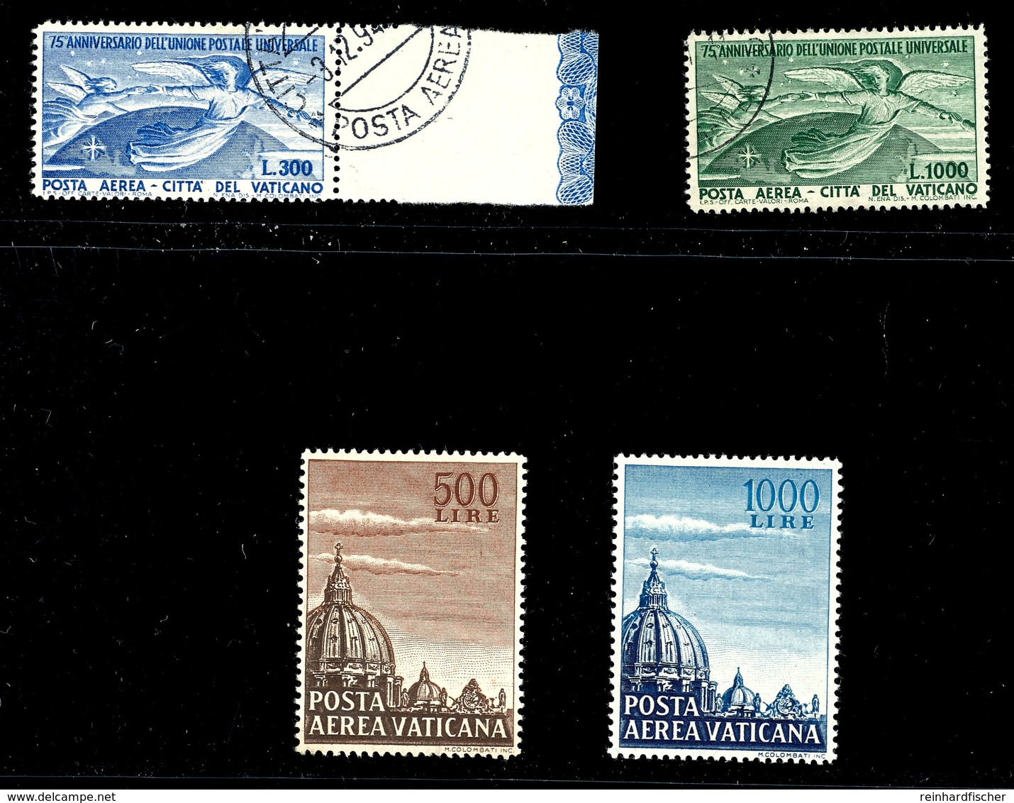 300 Und 1000 L. UPU, Gest, 500 Und 1000 L. Flug 1953, Postfrisch, Mi. 240 ,-, Katalog: 161/62,205/6 O/** - Autres & Non Classés