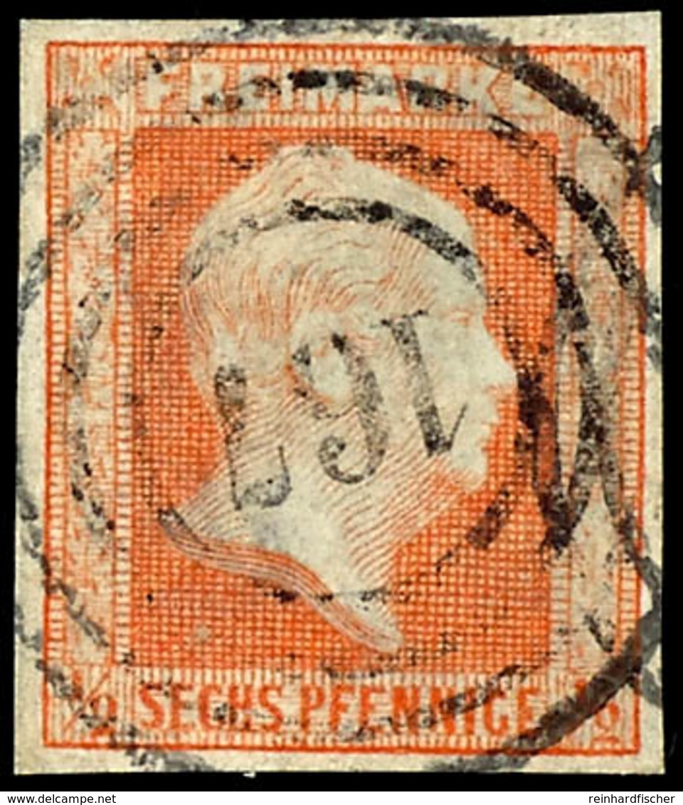 "167" - Roisdorf (Reg.-Bez. Köln), Klar Und Zentrisch Auf Kabinettstück 1/2 Sgr. Rotorange, Katalog: 1 O - Other & Unclassified