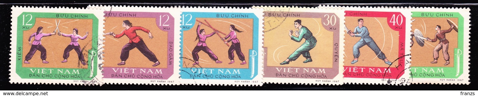 Vietnam North 1968 Michel # 544-49 Cancel NH, - Vietnam