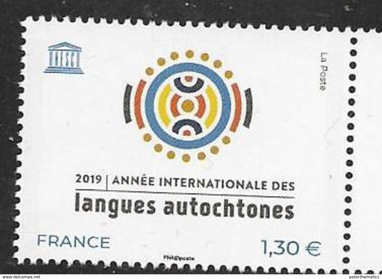 FRANCE, 2019, MNH,  LANGUAGES, INTERNATIONAL YEAR OF INDIGENOUS LANGUAGES,1v - Sonstige & Ohne Zuordnung