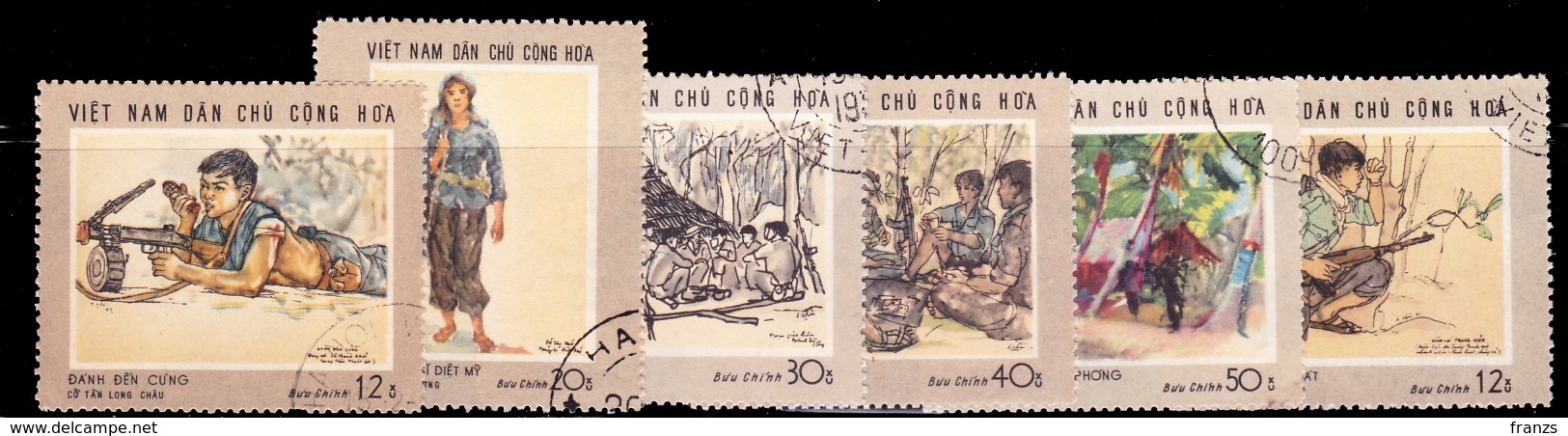 Vietnam North 1969 Michel # 575-80 Cancel NH, - Viêt-Nam