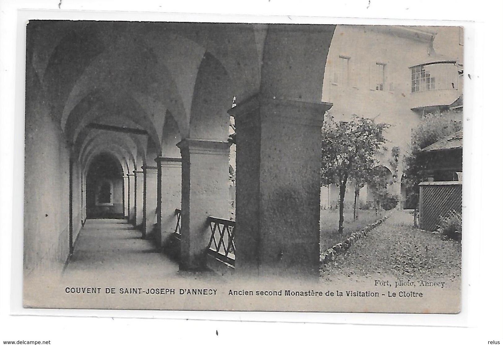 DEP. 74 COUVENT DE SAINT JOSEPH D'ANNECY ANCIEN SECOND MONASTERE DE LA VISITATION LE CLOITRE - Annecy