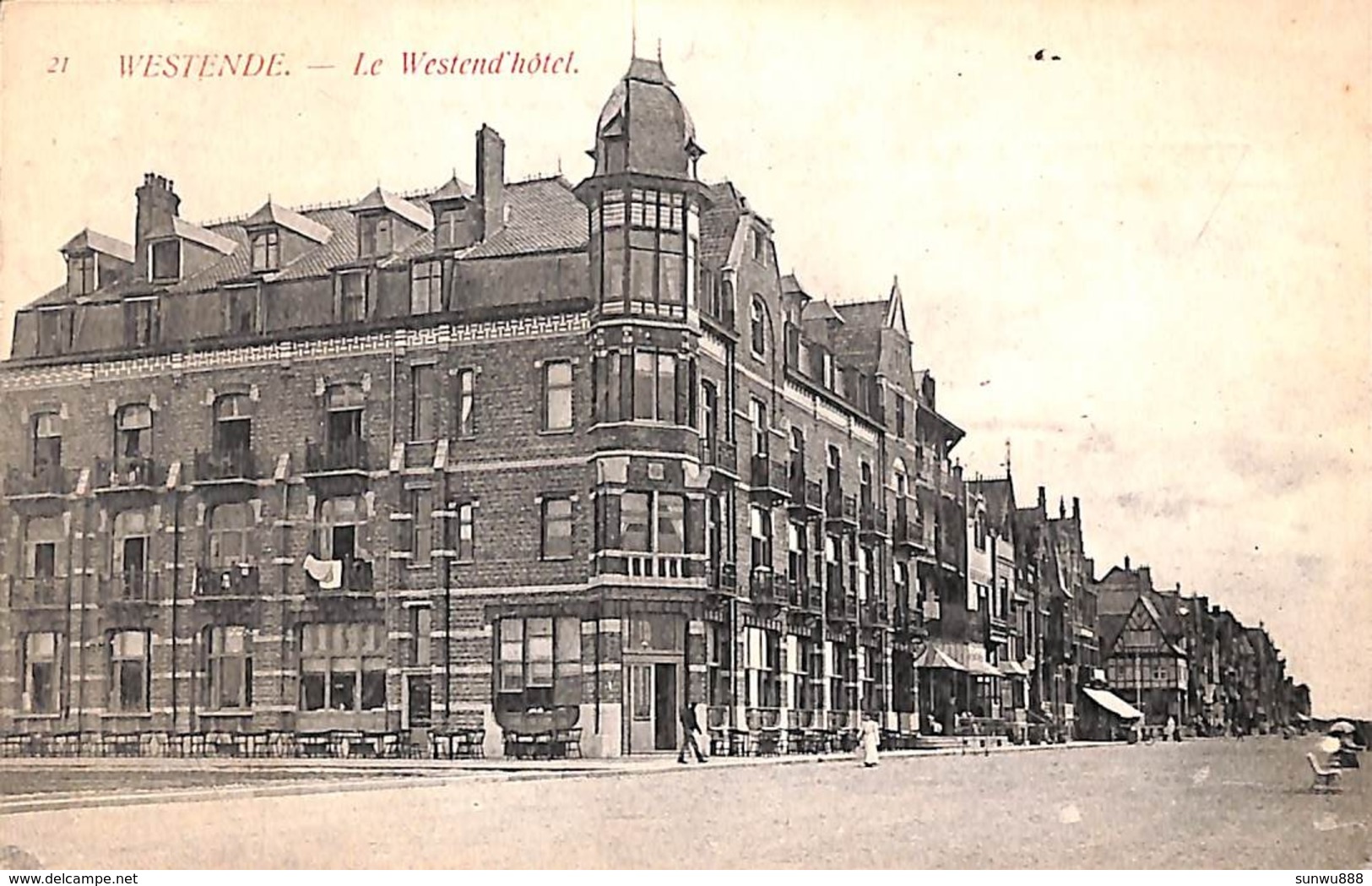 Westende - Le Westend Hôtel (Edit. Th Van Den Heuvel 1906) - Westende