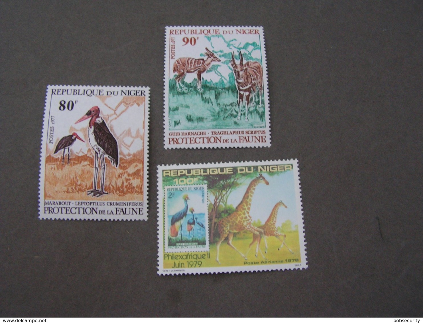 Niger Tiere Animals ..** MNH Vögel Birds.. Girafe - Niger