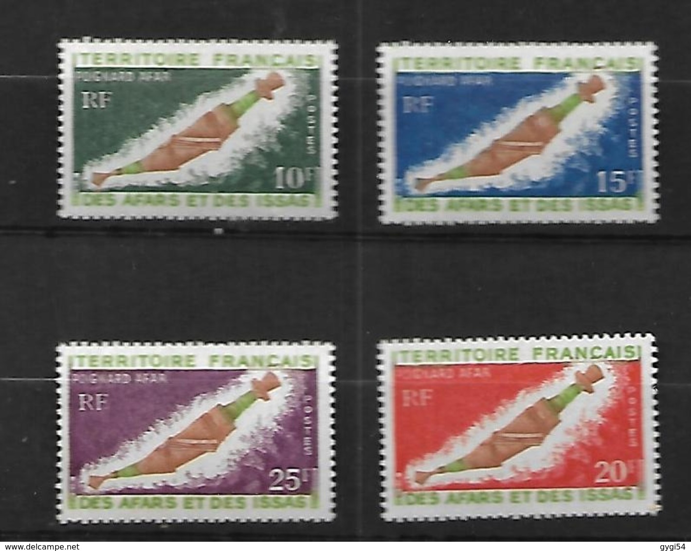 Afars Et Issas   1970     Poignard  Afar Cat Yt N° 357 à 360  N** MNH - Neufs