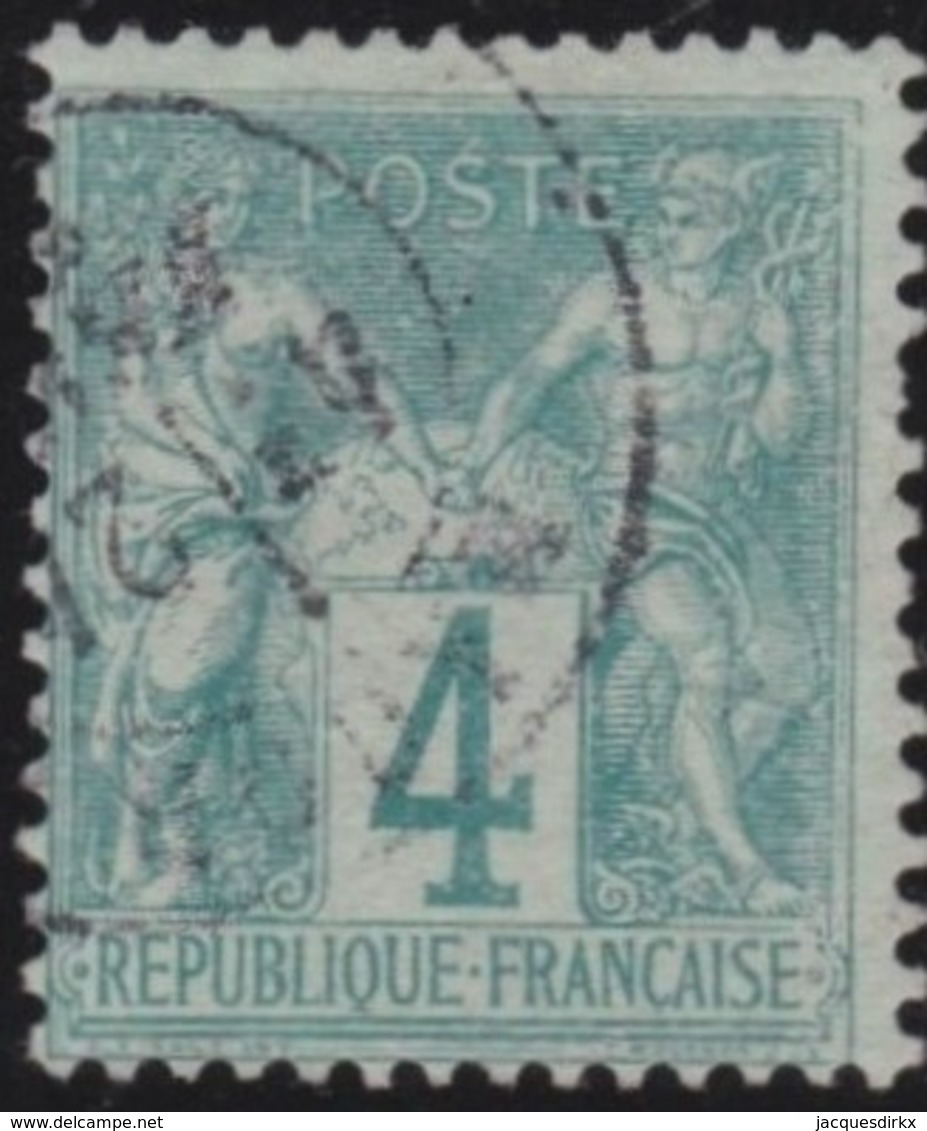 France       .    Yvert    .    63  (2 Scans)        .         O      .      Oblitéré - 1876-1878 Sage (Typ I)