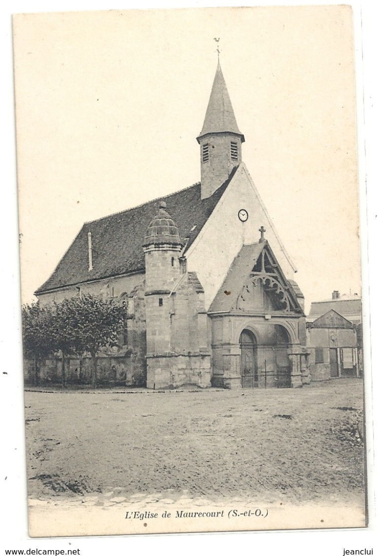 L'EGLISE DE MAURECOURT . CARTE NON ECRITE - Maurecourt