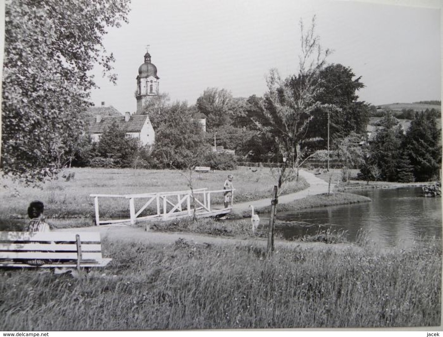 Tambach - Dietharz / Photographic Print 1973 Year / Thuringer Wald - Tambach-Dietharz