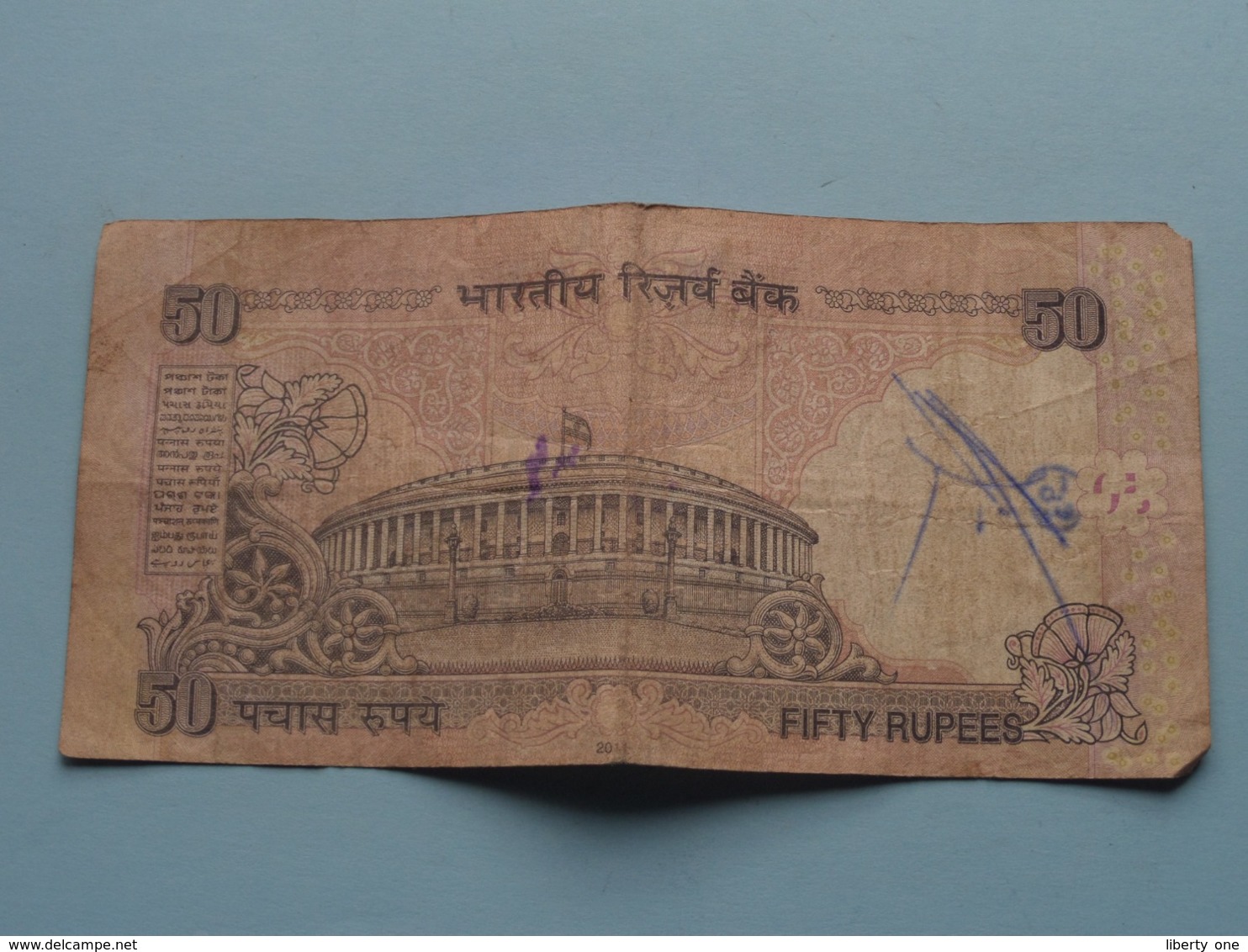 50 ( Fifty ) RUPEES : 6CV 357186 ( Reserve Bank Of India ) ! - India