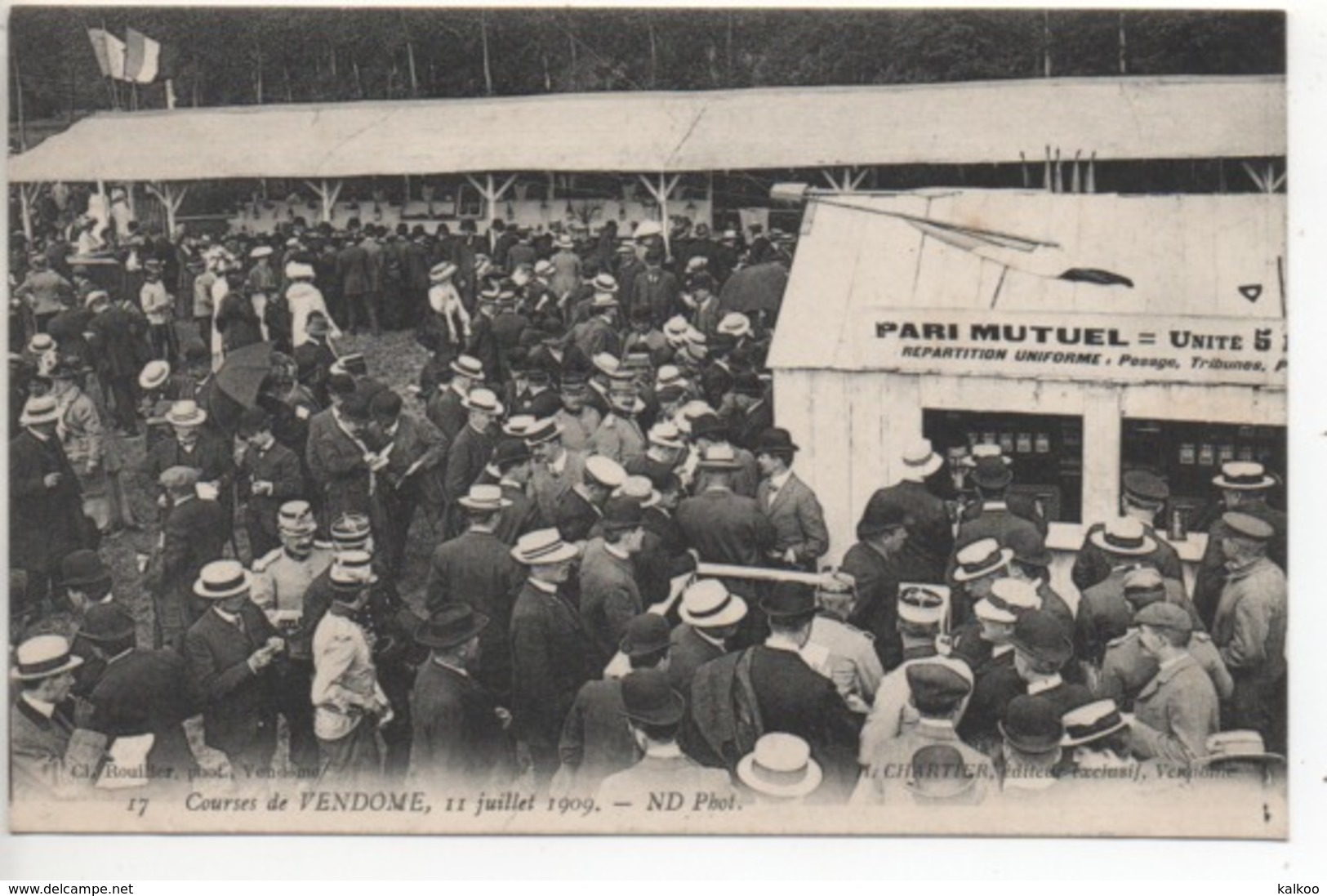 CPA ( Courses De Vendome , 11 Juillet 1909 ) 12 - Vendome