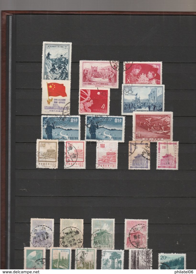 CHINA COLLECTION STAMPS USED - Other & Unclassified