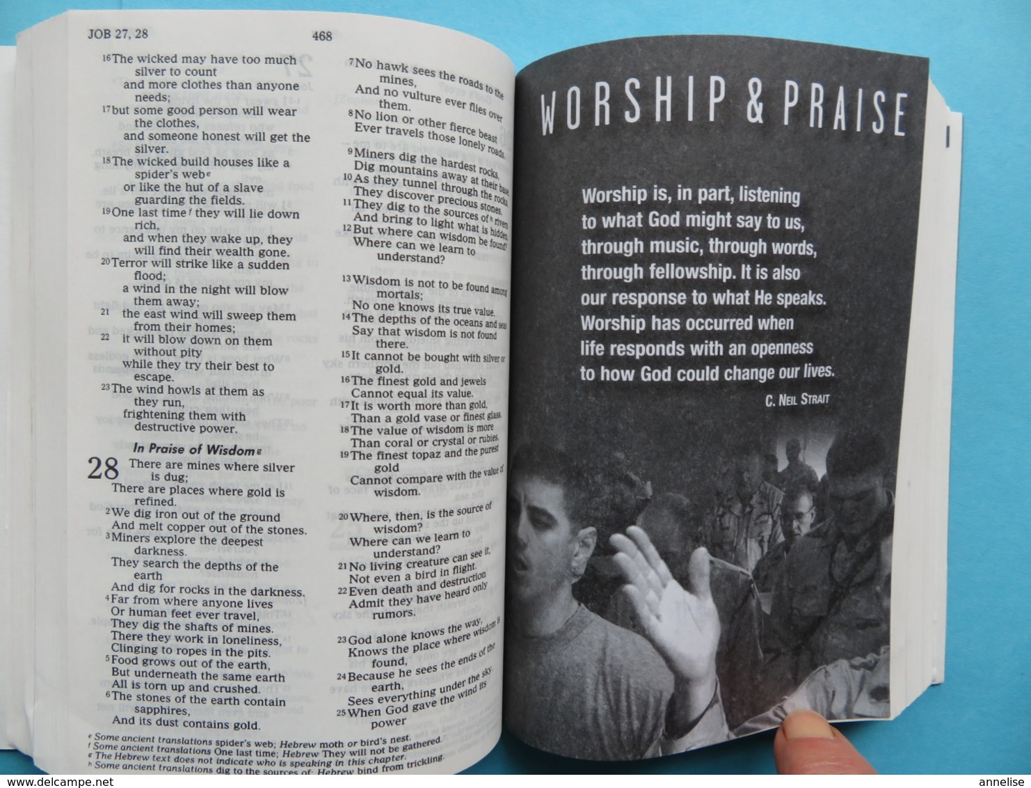 Holy Bible  Military Edition 1992 - Anglais