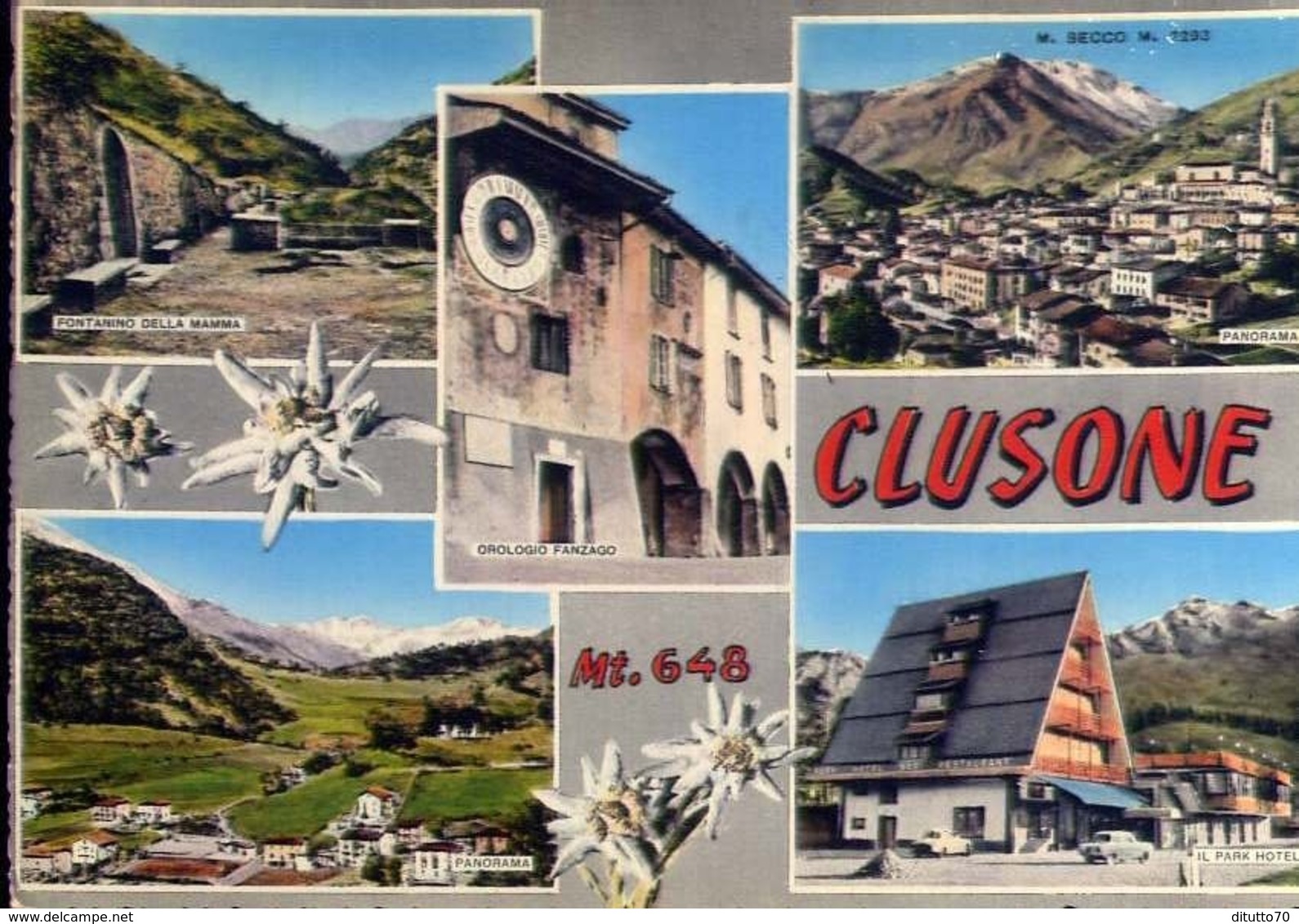 Clusone - Bergamo - Formato Grande Viaggiata – E 14 - Bergamo