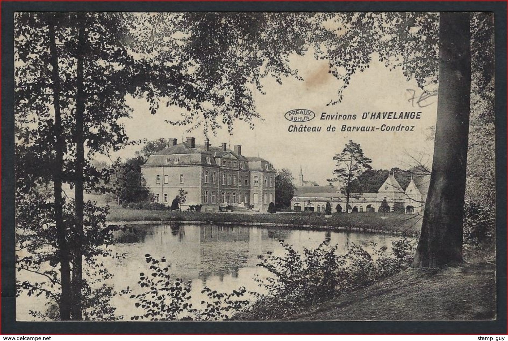 Postkaart Van HAVELANGE - ENVIRONS D'HAVELANGE CHATEAU DE BARVAUX - CONDROZ ; Staat Zie Scan ! - Havelange