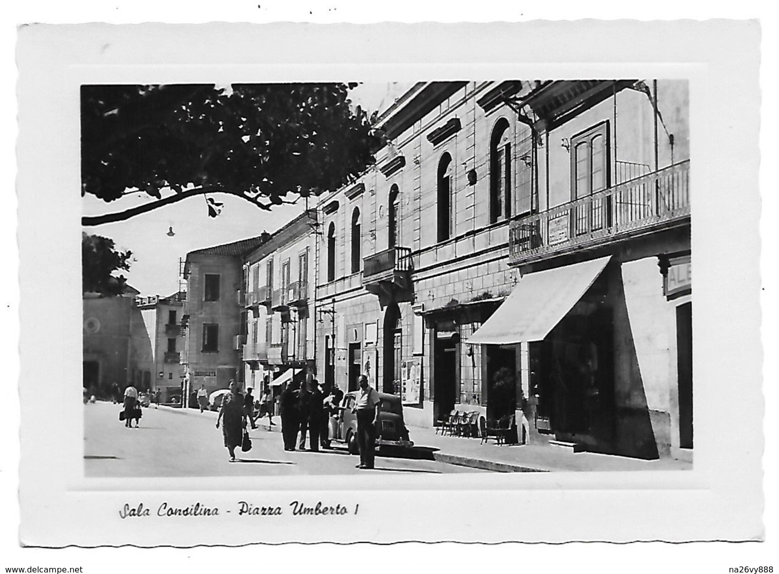 Sala Consilina (Salerno). Piazza Umberto I°. - Salerno