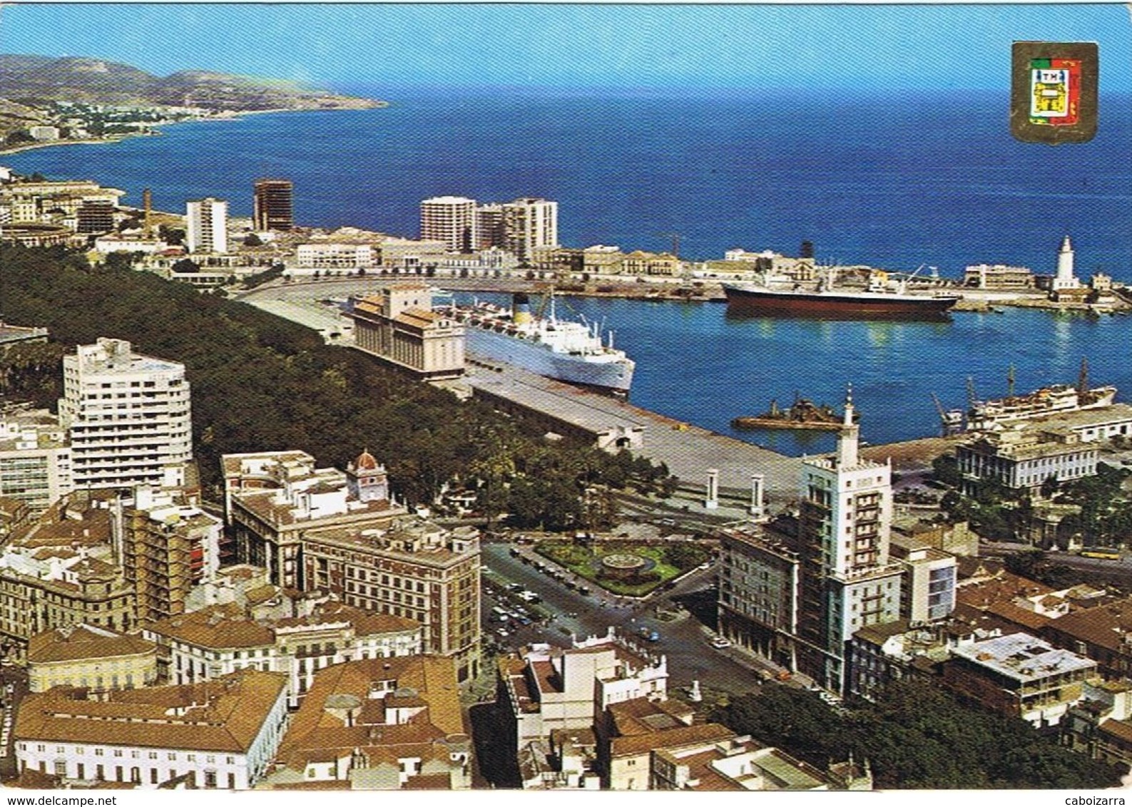 Passenger Cruise Ship Queen Anna Maria In Malaga. Greek Line. - Paquebote