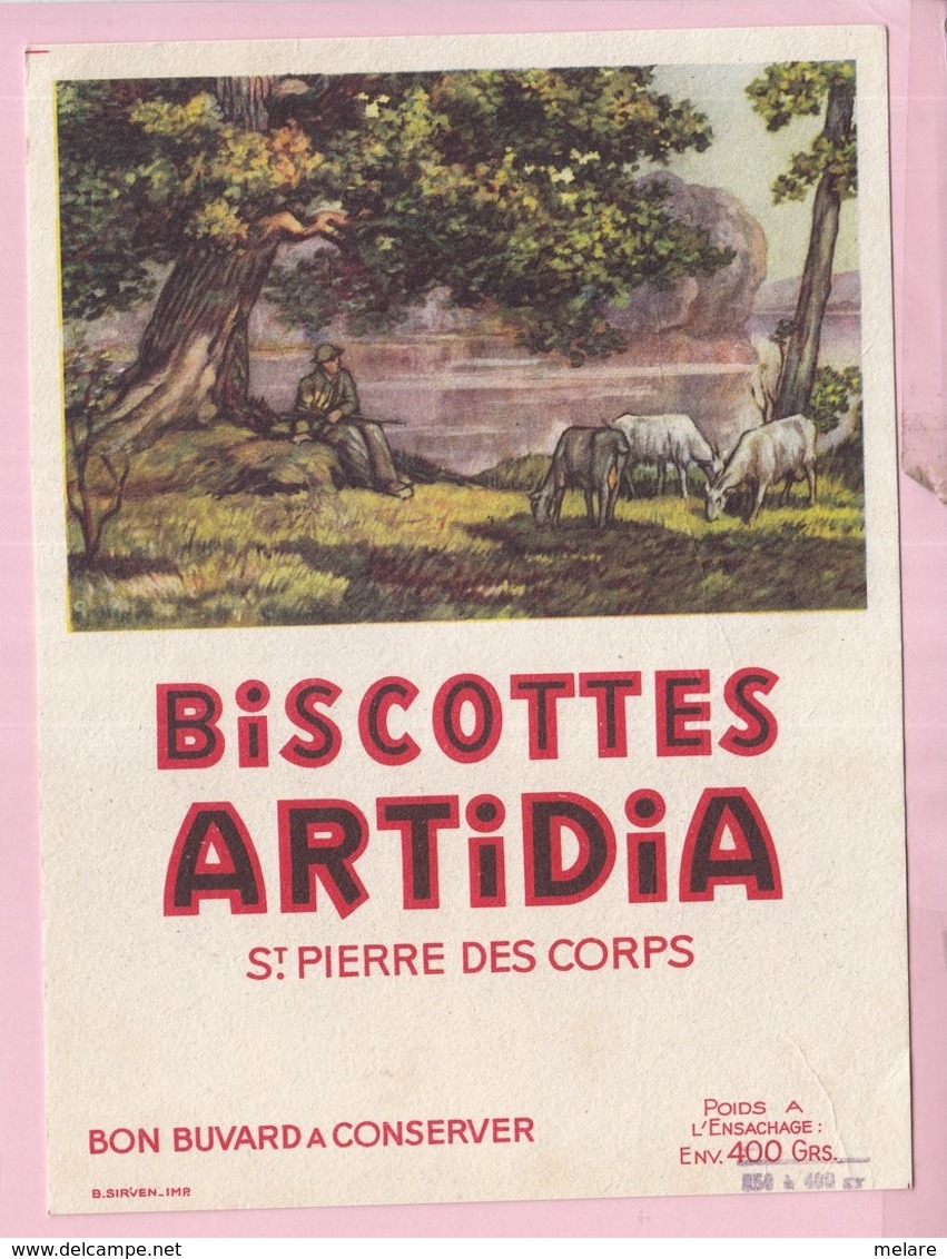 Buvard Biscottes ARTIDIA Saint Pierre 2 19 - Biscottes