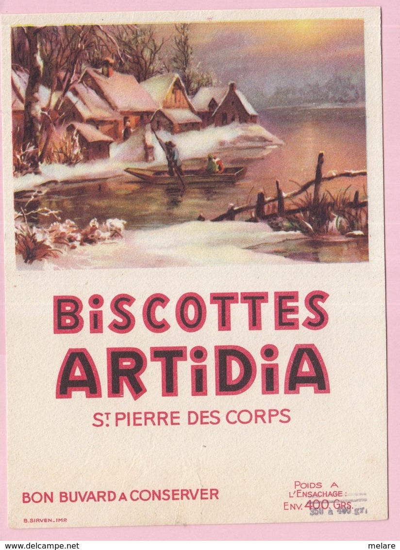 Buvard Biscottes ARTIDIA Saint Pierre 3 19 - Biscottes