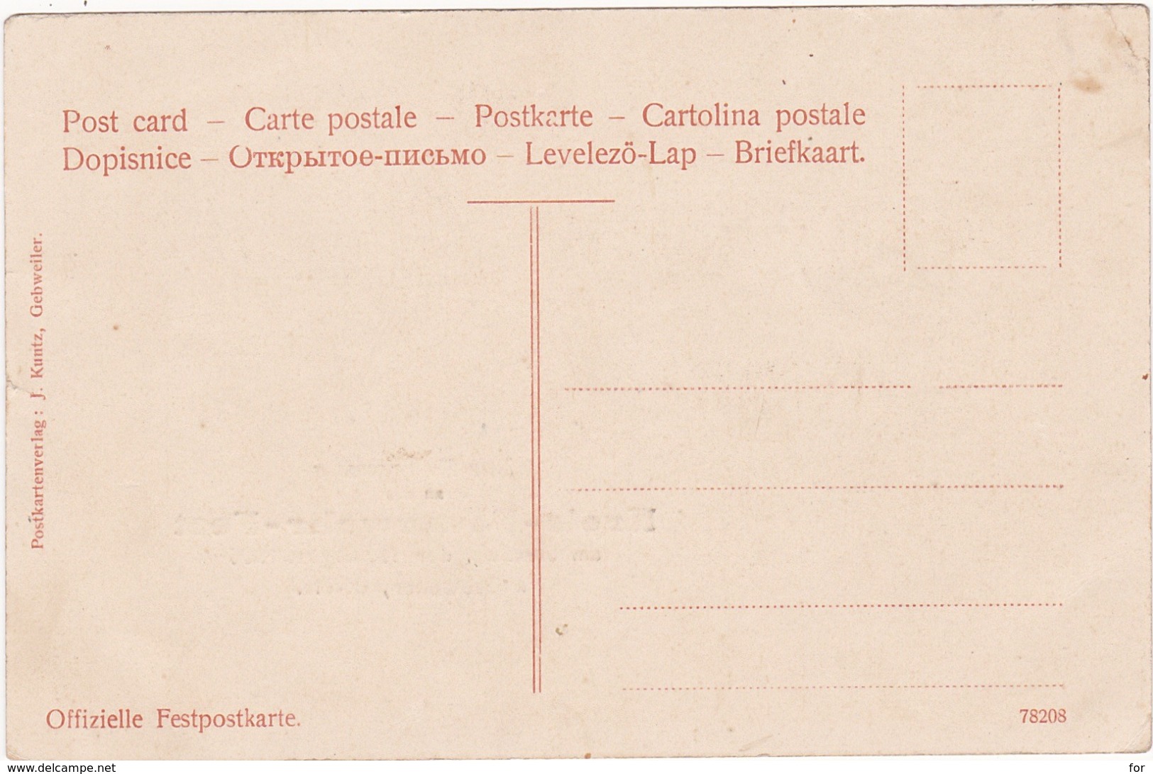 Zur Erinnerung An Das KREIS-FEUERWEHR-FEST Am Sonntag Den 19 August 1906 In Gebweiler ( Pompiers De GUEBWEILER ) - Guebwiller