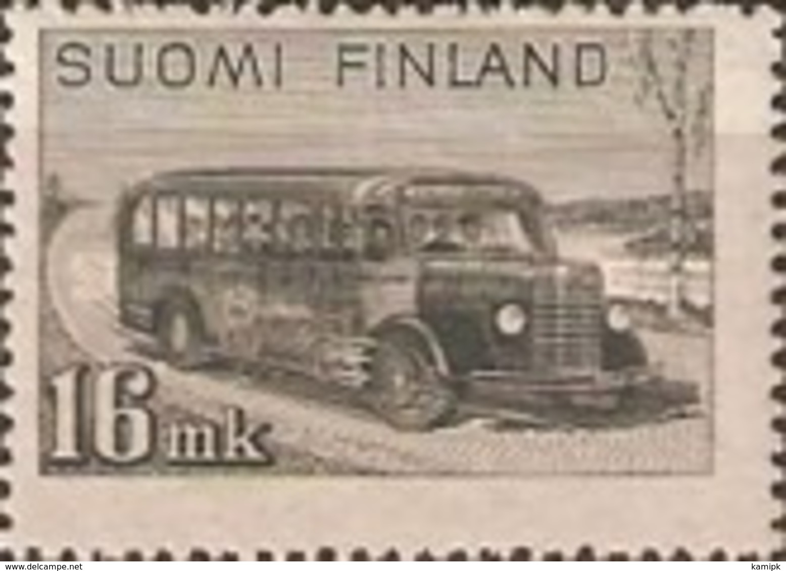 Finland - Mail Van -1946 - Used Stamps