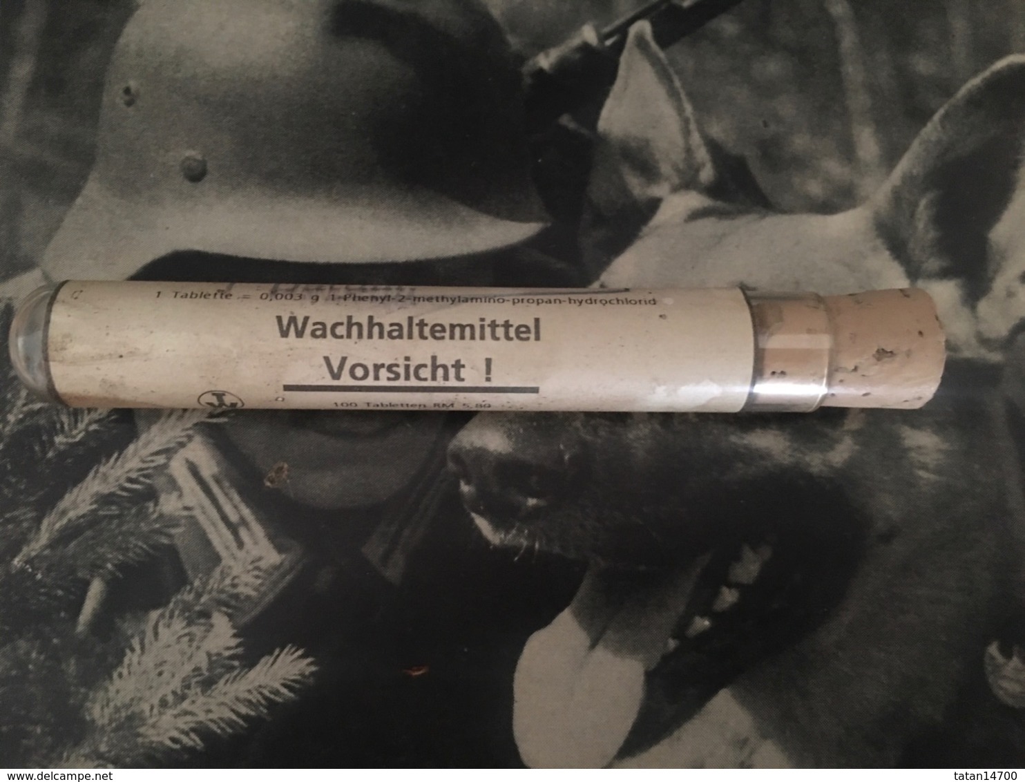 Rare Tube De Pervitin Allemand Ww2 Militaria 39-45 - 1939-45