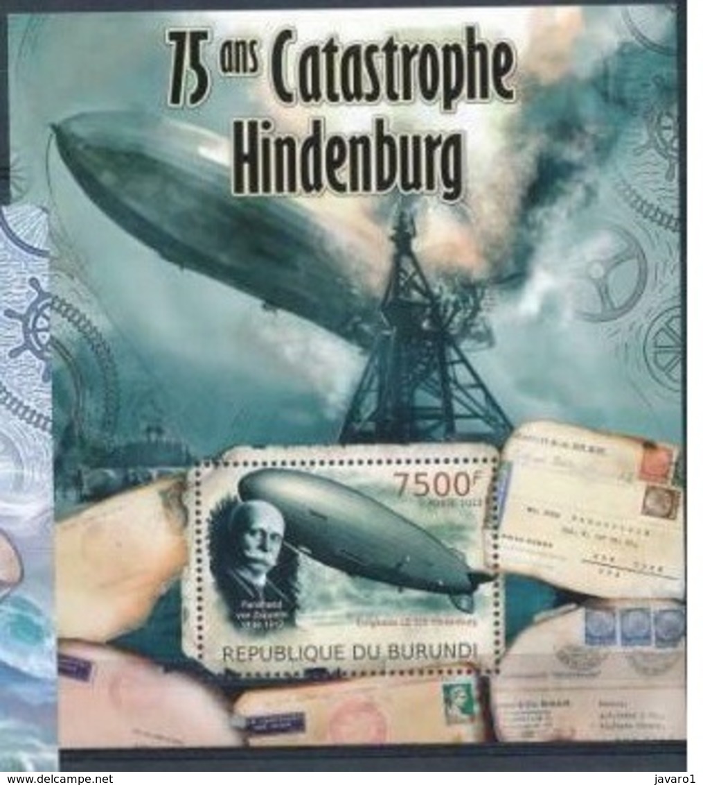 BURUNDI :   AIRPLANES  : Balloons : Hindenburg  MNH - Neufs