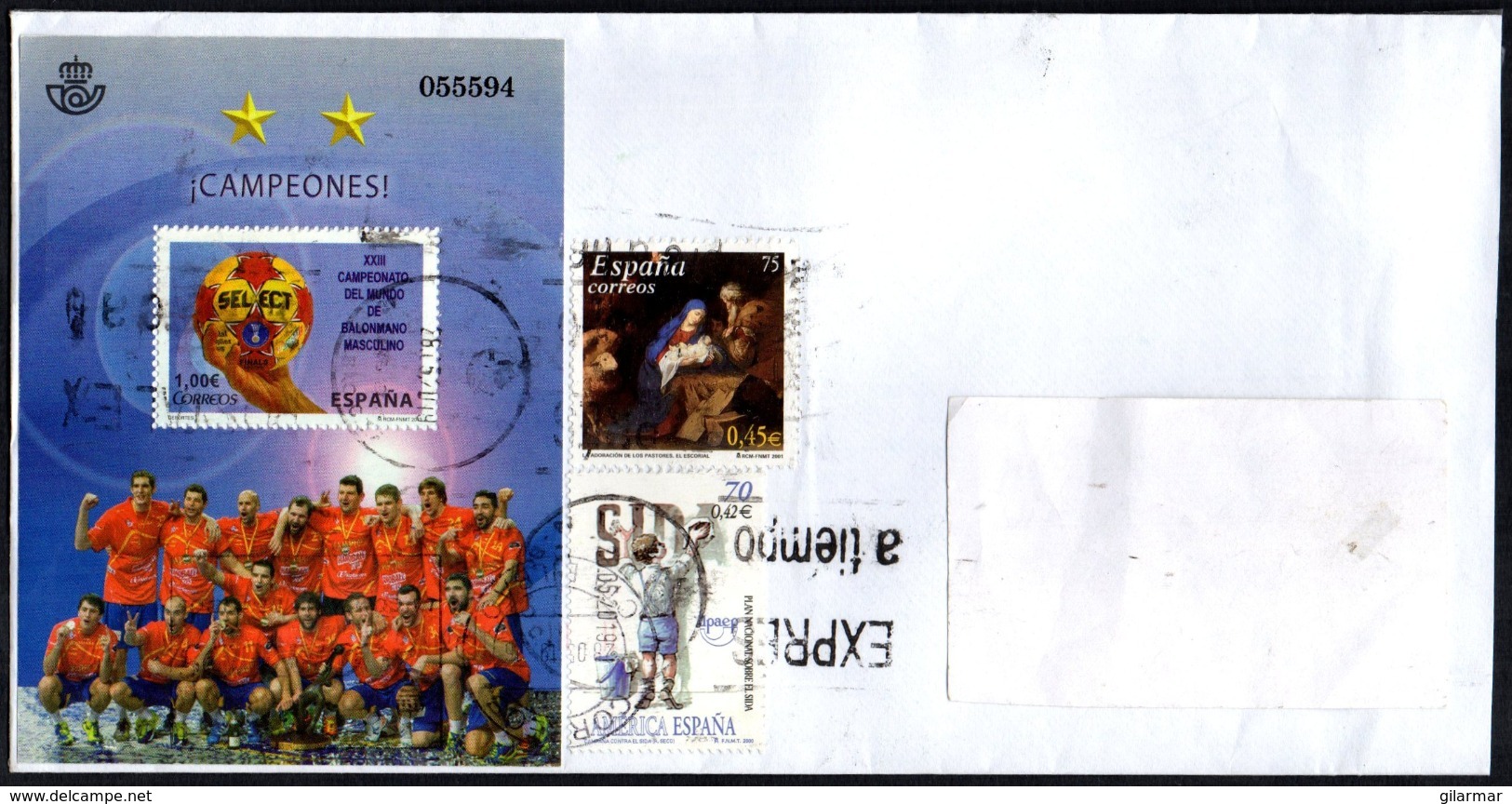 SPAIN 2019 - MAILED ENVELOPE - XXIII HANDBALL WORLD CHAMPIONSHIP - SPAIN WINNER - Balonmano