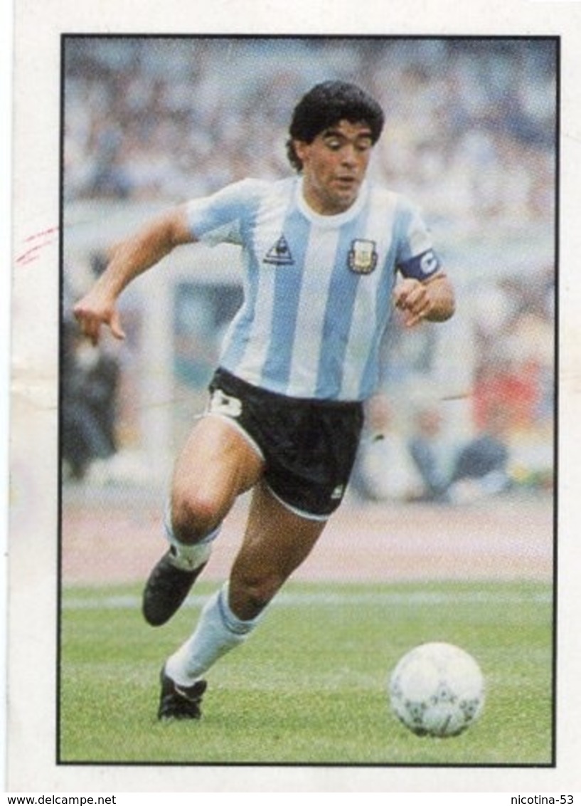 FIG-00013- FIGURINE ADESIVE EDIGAMMA - N.67 - DIEGO MARADONA ( NUOVA ) - Sonstige & Ohne Zuordnung