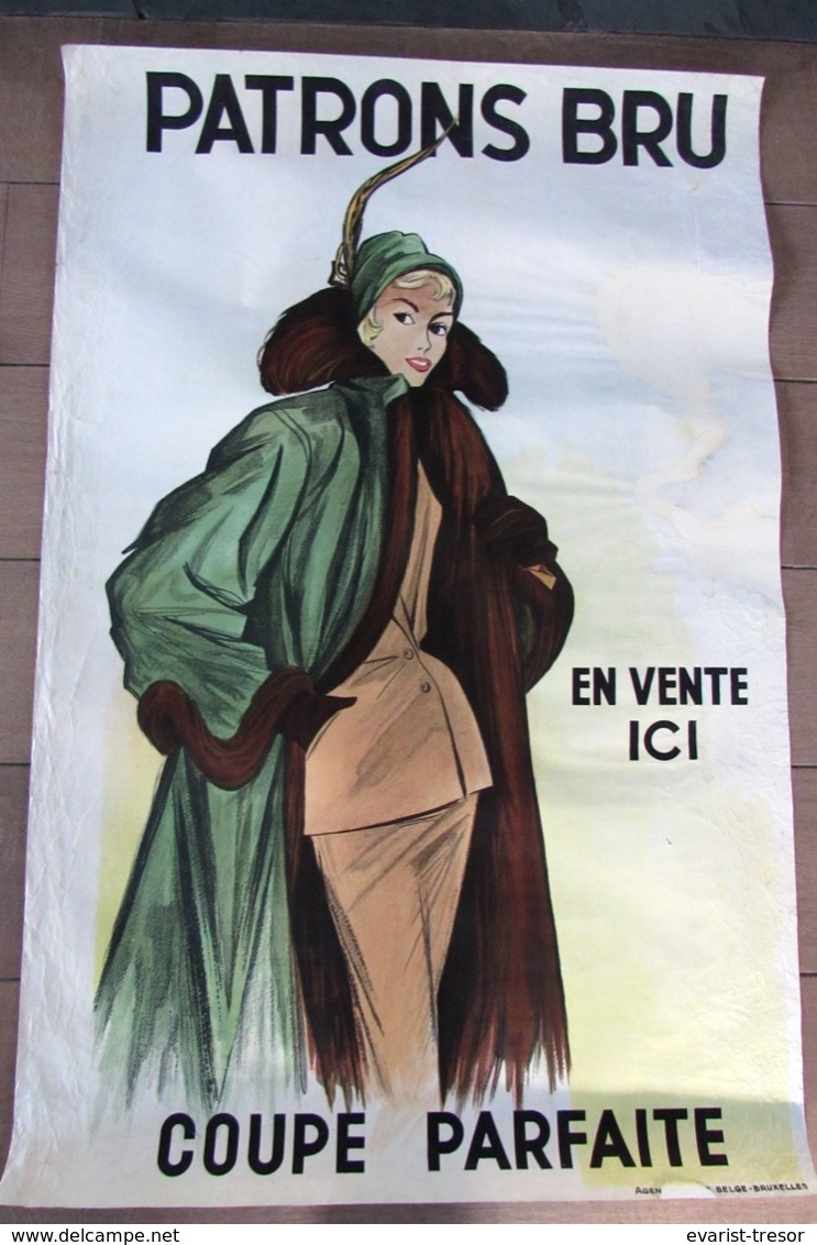 Affiche - Mode - Fashion - Patrons Bru - Affiches