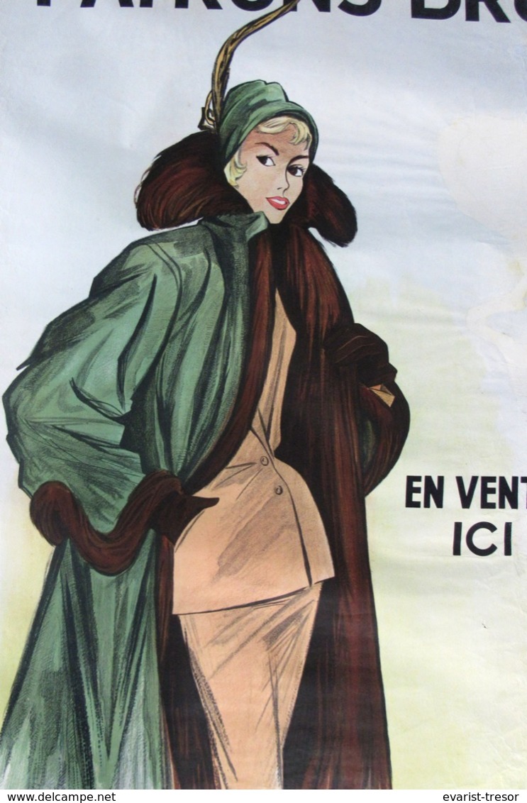 Affiche - Mode - Fashion - Patrons Bru - Affiches