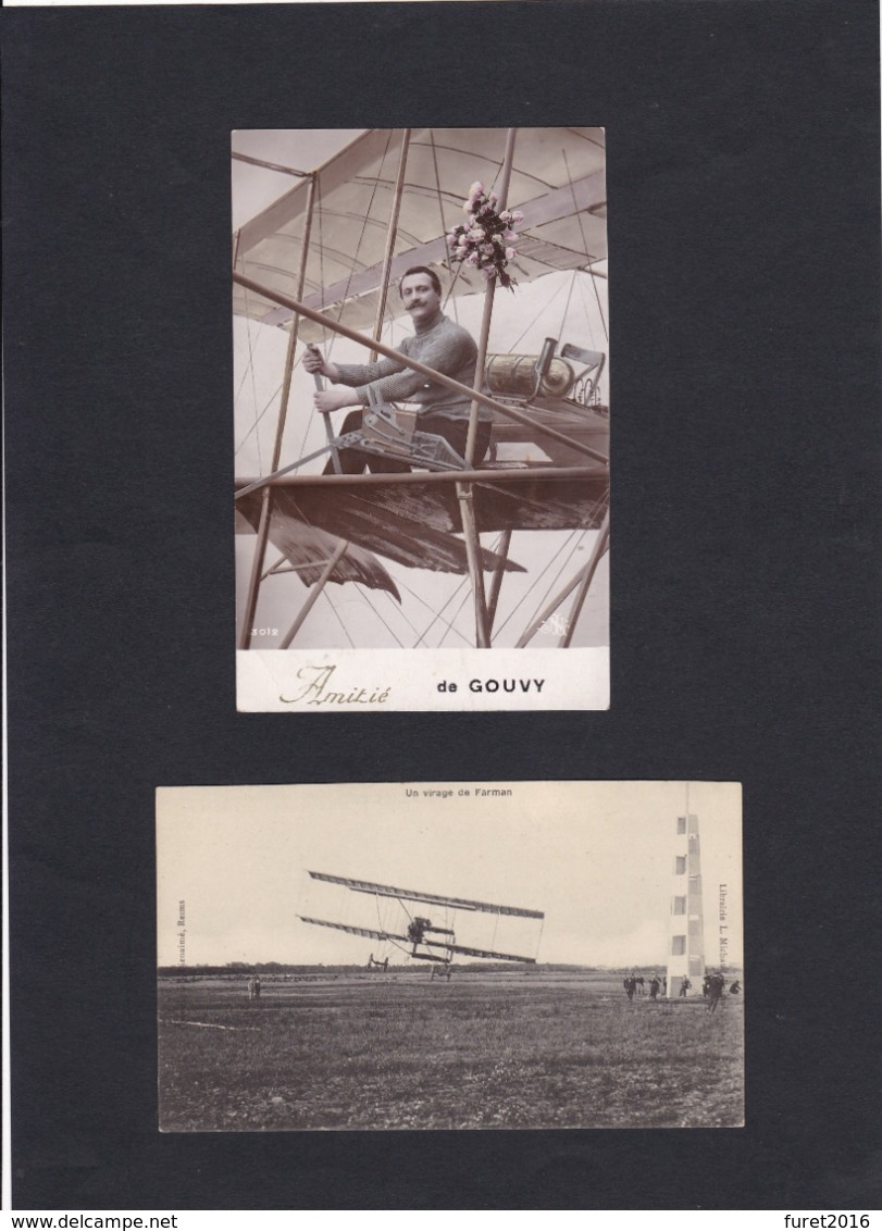 AVIATION  LOT 7 Cartes Neuves Et Circulés - Aviateurs