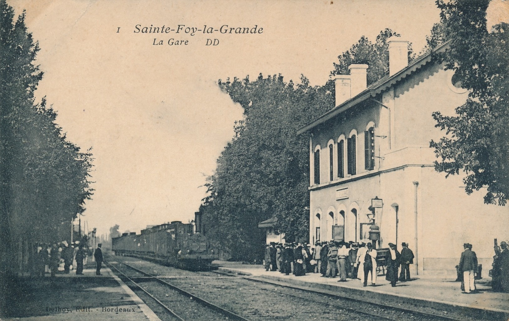 I156 - 33 - SAINTE-FOY-LA-GRANDE - Gironde - La Gare - Autres & Non Classés