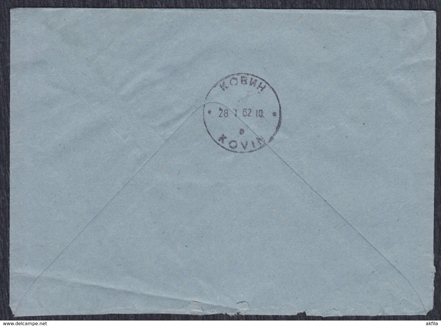 Yugoslavia 1962 Registered Letter Sent From Pancevo To Kovin - Covers & Documents