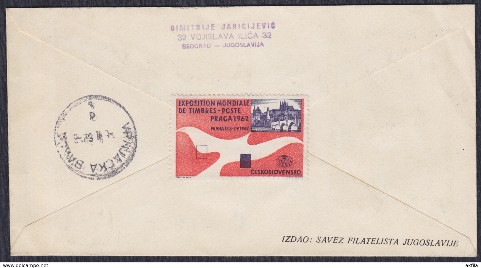 Yugoslavia 1962 Registered Letter Sent From Beograd To Vrnjacka Banja - Briefe U. Dokumente