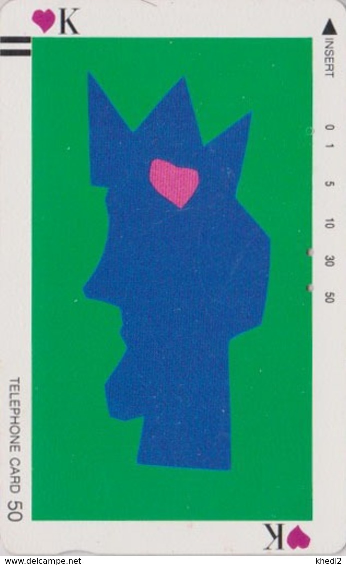 Télécarte Ancienne Japon / 110-11791 - Jeu De Cartes CARTE A JOUER - PLAYING CARD - Japan Front Bar Phonecard / A - Spelletjes