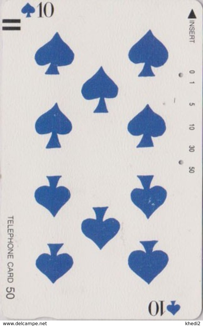 Télécarte Ancienne Japon / 110-11801 - Jeu De Cartes CARTE A JOUER - PLAYING CARD - Japan Front Bar Phonecard / A - Games