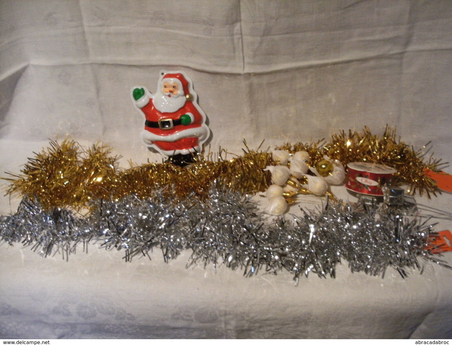 Lot Articles Decoration Fetes Noel : Pere Noel - Boules Guirlandes Et Decos - Schmuck Und Dekor