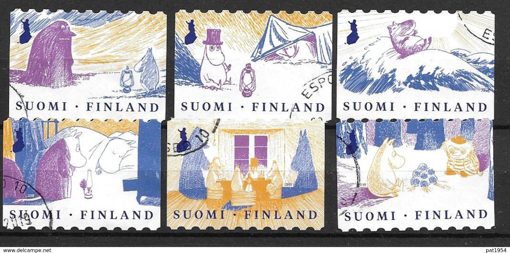 Finlande 2019 Série Oblitéré  Moumines - Used Stamps