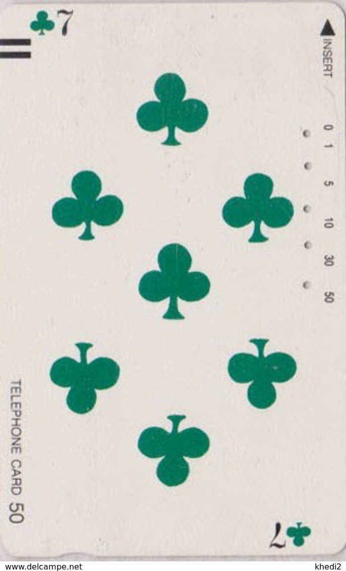 Télécarte Ancienne Japon / 110-11759 - Jeu De Cartes CARTE A JOUER - PLAYING CARD - Japan Front Bar Phonecard / A - Jeux