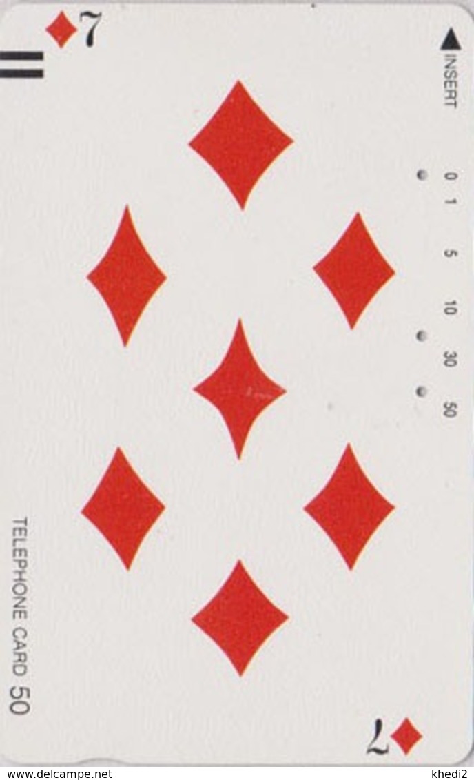 Télécarte Ancienne Japon / 110-11772 - Jeu De Cartes CARTE A JOUER - PLAYING CARD - Japan Front Bar Phonecard / A - Jeux